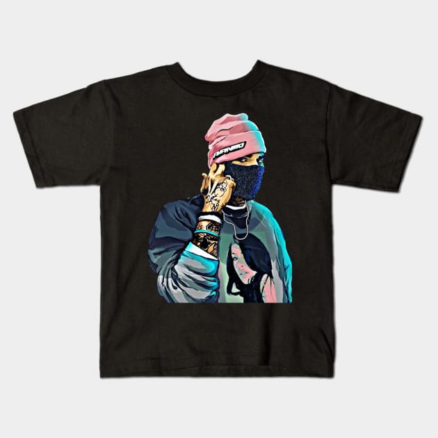 Chris brown Kids T-Shirt by lilwm14@gmail.com